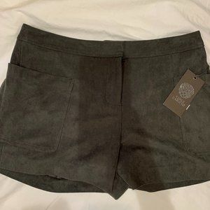 Vince Camuto Green Suede Shorts